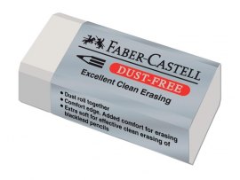 Pryž Faber Castell Dust Free / bílá Pryž Faber Castell Dust Free / bílá