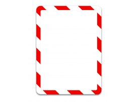Kapsy Magneto bezpečnostní - A4 / červeno-bílá / 2 ks / samolepicí Kapsy Magneto bezpečnostní - A4 / červeno-bílá / 2 ks / samolepicí