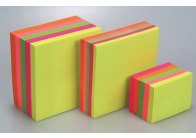Samolepicí bločky Concorde kostky neonové - 51mm x 38 mm / 300 lístků Samolepicí bločky Concorde kostky neonové - 51mm x 38 mm / 300 lístků