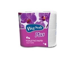 Big Soft Plus toaletní papír 2-vrstvý 4ks