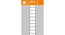 Etikety pro termotransferové tiskárny - 32 x 16 mm / 5000 etiket na kotouči