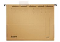 Závěsné desky Leitz Alpha s bočnicemi - hnědá