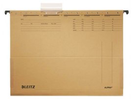 Závěsné desky Leitz Alpha s bočnicemi - hnědá Závěsné desky Leitz Alpha s bočnicemi - hnědá
