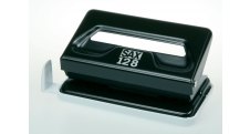 SAX 128 kancelářský děrovač černá