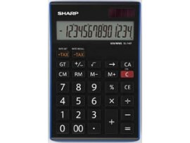 Kalkulačka Sharp EL-145TBL - displej 14 míst Kalkulačka Sharp EL-145TBL - displej 14 míst