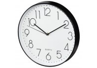 Nástěnné hodiny Hama Elegance tiché / bílo-černé / průměr 30 cm Nástěnné hodiny Hama Elegance tiché / bílo-černé / průměr 30 cm