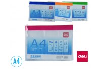 Spisové desky LUMA na zip síťované - A4 / barevný mix