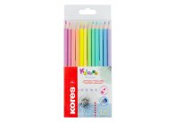 Pastelky trojhranné Kores PASTEL - 12 barev Pastelky trojhranné Kores PASTEL - 12 barev