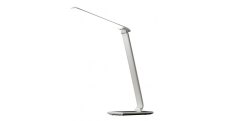 Lampa LED stmívatelná USB - lesklá bílá