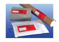 Obálky samolepicí na zásilky - DL / 240 mm x 132 mm / červené