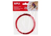 Modelovací drát APLI červený / šířka 1,5mm / délka 5m