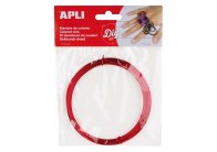 Modelovací drát APLI červený / šířka 1,5mm / délka 5m Modelovací drát APLI červený / šířka 1,5mm / délka 5m