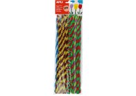 Modelovací drátky APLI Twist / 30 cm / mix barev Modelovací drátky APLI Twist / 30 cm / mix barev
