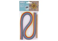 Quilling APLI sada - papírové proužky s rolovacím nástrojem Quilling APLI sada - papírové proužky s rolovacím nástrojem