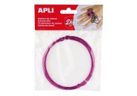Modelovací drát APLI fialový / šířka 1,5mm / délka 5m Modelovací drát APLI fialový / šířka 1,5mm / délka 5m