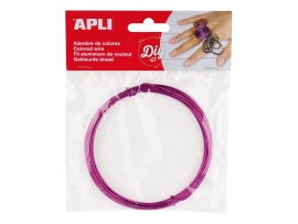 Modelovací drát APLI fialový / šířka 1,5mm / délka 5m