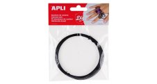 Modelovací drát APLI černý / šířka 1,5mm / délka 5m
