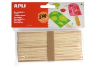 Nanuková dřívka APLI přírodní / 40 ks