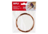 Modelovací drát APLI meděný / šířka 1,5mm / délka 5m Modelovací drát APLI meděný / šířka 1,5mm / délka 5m