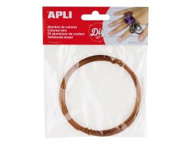 Modelovací drát APLI meděný / šířka 1,5mm / délka 5m Modelovací drát APLI meděný / šířka 1,5mm / délka 5m