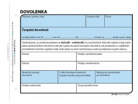 Optys 1146 dovolenka 100 listů A6
