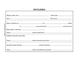 Dovolenka Baloušek A6 / 50 listů / ET075