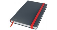Kniha záznamní Leitz COSY - A5 / linka / sametově šedá