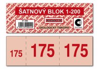 Baloušek šatnové bloky - 135 x 47 mm / 1-200 / 8 odstínů barev / ET295