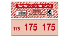 Baloušek šatnové bloky - 135 x 47 mm / 1-200 / 8 odstínů barev / ET295