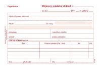 Baloušek příjmový pokladní doklad i pro podvojné účetnictví - A6 / nečíslovaný / 50 listů / ET030