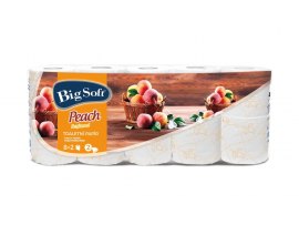 Big Soft toaletní papír s vůní broskve 2-vrtsvý 10ks