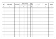 Kniha příchodů a odchodů oboustranná Baloušek A4 / 40 stran / ET372