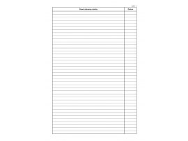 Stavební deník Baloušek A4 / 15 listů + 3x20 listů / PT255