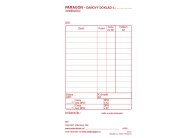Baloušek paragon daňový doklad blok - 80 x 150 mm / nečíslovaný / 50 listů / ET010