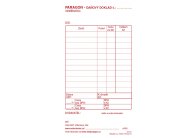 Paragon daňový doklad blok Baloušek 80 x 150 mm / nečíslovaný / 50 listů / ET010
