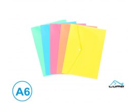 Spisové desky s drukem - A6 / pastelový mix barev