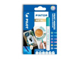 Popisovač Pilot Pintor EF Metal / sada 6 ks