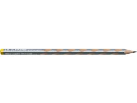 Tužka EASYgraph Metallic Slim - HB / stříbrná / pro leváky