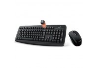 Bezdrátová klávesnice Genius Smart multimediální - set klávesnice + myš / černá