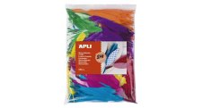 Indiánská peříčka APLI Jumbo / mix barev / 500 ks