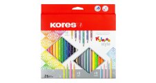 Pastelky Kores Kolores Style trojhranné / 26 barev