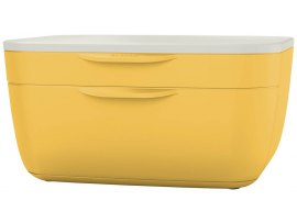 Zásuvkový box Leitz COSY - teplá žlutá