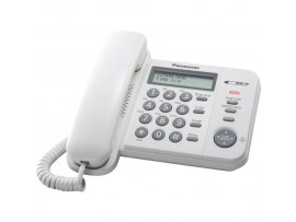 Telefon Panasonic KX TS560FXW - bílá Telefon Panasonic KX TS560FXW - bílá