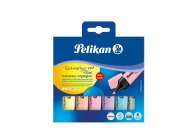 Zvýrazňovač Pelikán 490 - sada 6 ks / pastelové barvy Zvýrazňovač Pelikán 490 - sada 6 ks / pastelové barvy