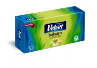 Kapesníčky papírové kosmetické Velvet Balsam - třívrstvé / 70 ks Kapesníčky papírové kosmetické Velvet Balsam - třívrstvé / 70 ks