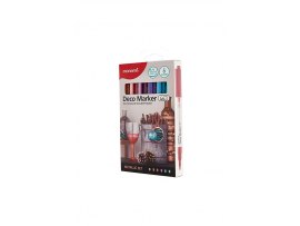 Popisovač Monami 463 - metalic set / 6 ks