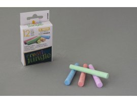 Křídy barevné kulaté - 12 ks