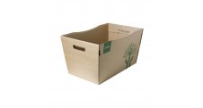 Přenosný box Emba - přírodní hnědá / 2 ks