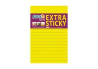 Samolepicí bločky Stick´n by Hopax Extra Sticky - 101 x 150 mm / linka / 90 lístků / neonová žlutá Samolepicí bločky Stick´n by Hopax Extra Sticky - 101 x 150 mm / linka / 90 lístků / neonová žlutá