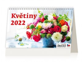 Kalendář stolní - Květiny / S19